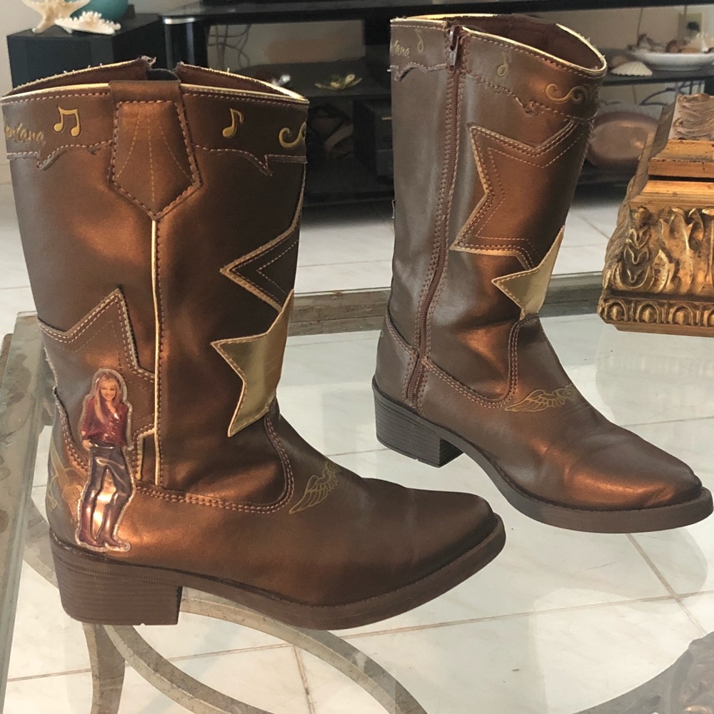 Boots.  Hannah Montana msy fashion